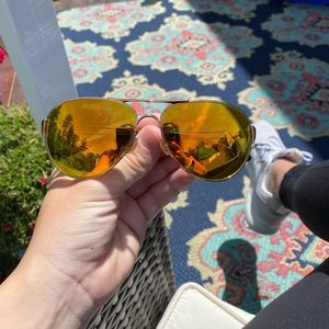 Oakley “ Caveat “ Fire iridium sunglasses